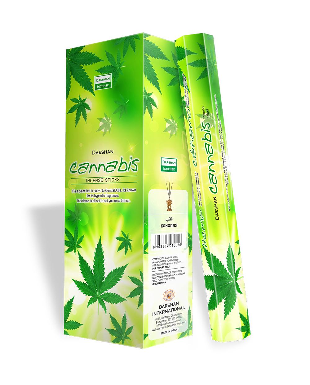 Cannabis Incense Sticks. 120 sticks. Natural hand made incense sticks