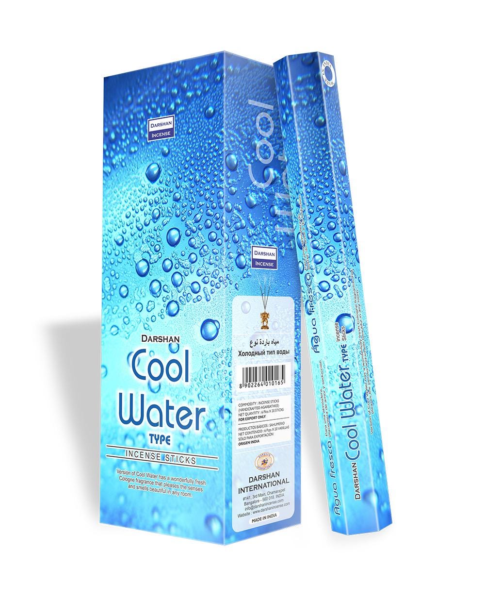 Cool Water Incense Sticks. 120 sticks. Natural hand made incense sticks.