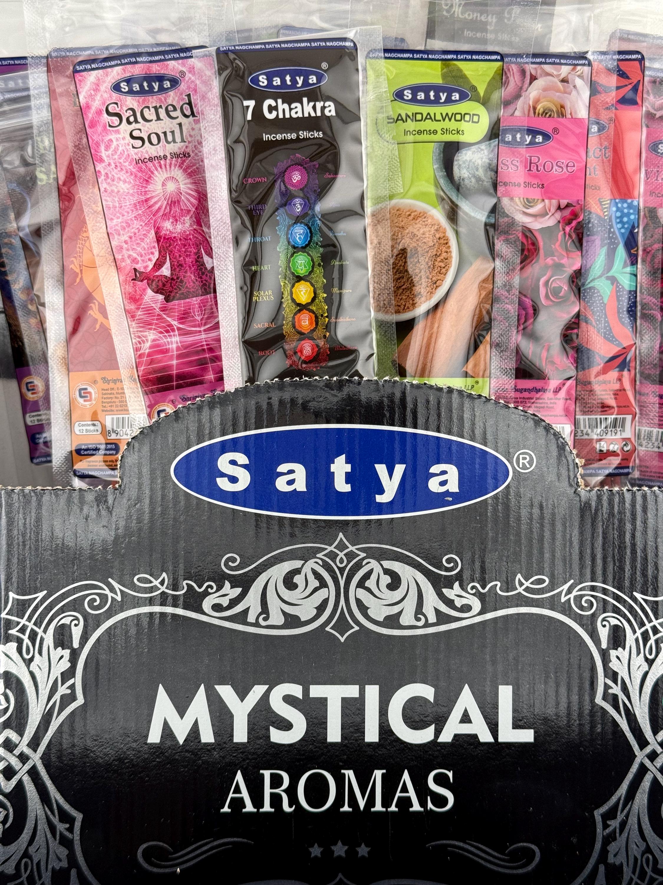 Satya Mystical Aromas Incense Collection. Choose your scent