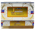 Satya Nag Champa Natural Jasmine 180 grams. 12 boxes x 15 g per box. Premium Handrolled Incense sticks.