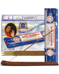 Satya Nag Champa  180 grams. 12 boxes x 15 g per box. Premium Handrolled Incense sticks.